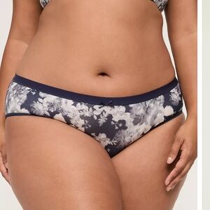 Cacique Black and White Cotton Hipster 26/28 (4X) 5465